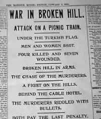 War in Broken Hill headline